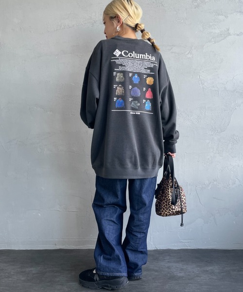 Columbia（コロンビア）の「[Columbia/コロンビア] THUNDER MOUNTAIN  グラフィックバックプリントスウェット（スウェット・レディース・ブラック/グリーン/パープル・M/L/XL）」の16枚目の写真