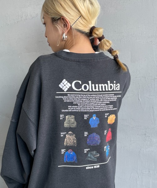 Columbia（コロンビア）の「[Columbia/コロンビア] THUNDER MOUNTAIN  グラフィックバックプリントスウェット（スウェット・レディース・ブラック/グリーン/パープル・M/L/XL）」の18枚目の写真