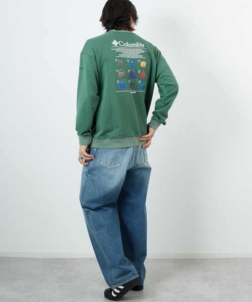 Columbia（コロンビア）の「[Columbia/コロンビア] THUNDER MOUNTAIN  グラフィックバックプリントスウェット（スウェット・レディース・ブラック/グリーン/パープル・M/L/XL）」の7枚目の写真