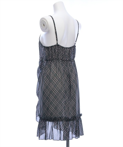 clear（クリア）の「チェック柄シャーリングシアーチュニック[着回し力抜群 ガーリー キャミ]（チュニック・レディース・チャコールグレー/ベージュ/ブラウン・F）」の14枚目の写真