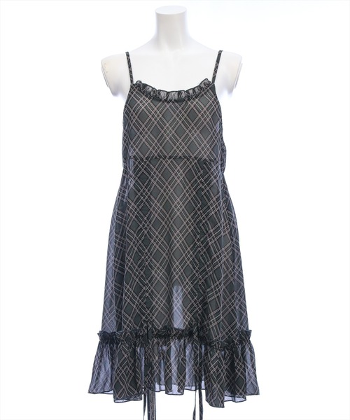 clear（クリア）の「チェック柄シャーリングシアーチュニック[着回し力抜群 ガーリー キャミ]（チュニック・レディース・チャコールグレー/ベージュ/ブラウン・F）」の19枚目の写真