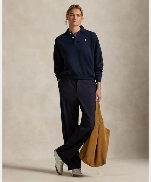 ロゴ フリース ポロカラー プルオーバーPolo Ralph Lauren ロゴ フリース ポロカラー プルオーバー（その他トップス）｜POLO
