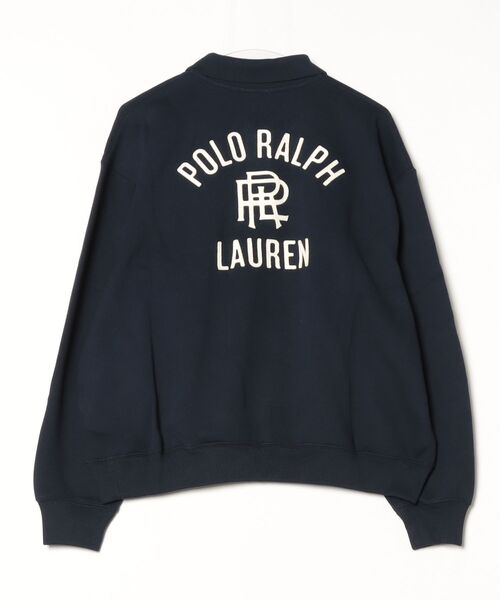 ロゴ フリース ポロカラー プルオーバー（その他トップス）｜POLO