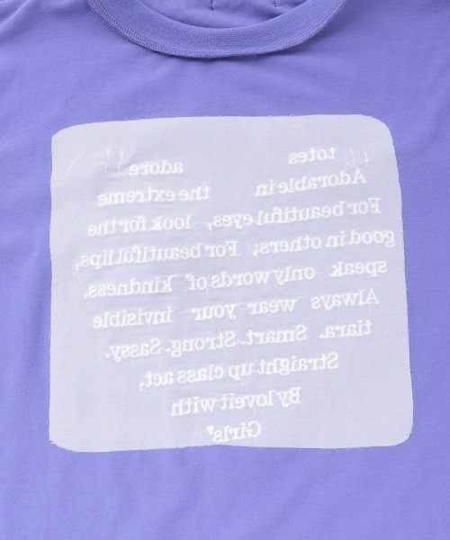 by LOVEiT(バイラビット)の「リボンハートTシャツ(Tシャツ/カットソー・キッズ・オフホワイト/チャコール/ラベンダー・130cm/160cm/150cm/140cm/120cm)」の12枚目の写真