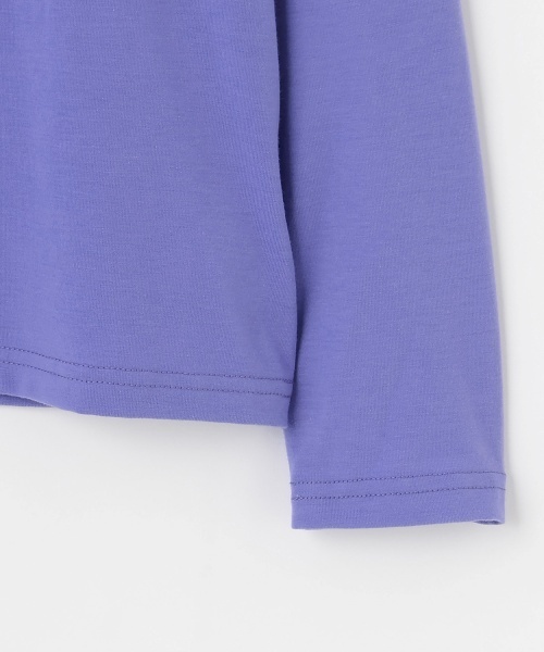 by LOVEiT(バイラビット)の「リボンハートTシャツ(Tシャツ/カットソー・キッズ・オフホワイト/チャコール/ラベンダー・130cm/160cm/150cm/140cm/120cm)」の13枚目の写真