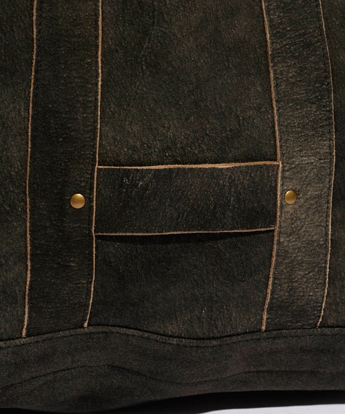 SEVEN BY SEVEN(セブンバイセブン)の「SEVEN BY SEVEN/セブン バイ セブン やぎ皮 トートバッグ 2026年春夏(トートバッグ・メンズ・ブラック/ライトブルー/ブラウン/ライトグレー/ブルー・FREE)」の6枚目の写真