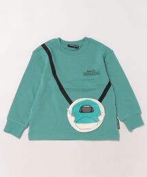 hungry heart（ハングリーハート）の「JR新幹線電車ポシェット風裏毛トレーナー（スウェット）」