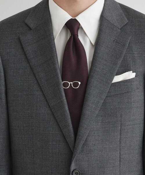 TAKEO KIKUCHI(タケオキクチ)の「ジェントルマンモチーフネクタイバー(ネクタイピン・メンズ・シルバー系4/ブラック系4/シルバー/ブラック系5・00)」の8枚目の写真