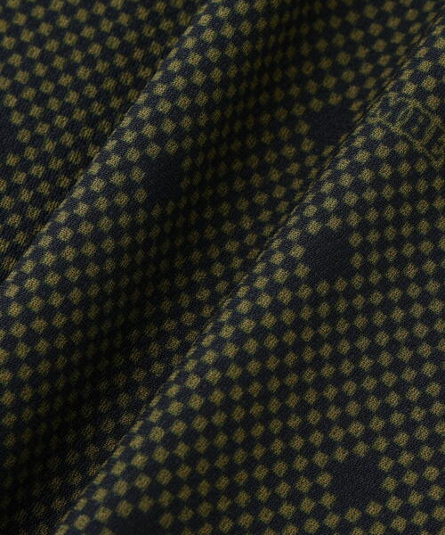 MASTER BUNNY EDITION(マスターバニーエディション)の「【MASTER BUNNY EDITION】メッシュトリコットプリント半袖ポロシャツ(ポロシャツ・レディース・ホワイト/カーキ・LARGE/MEDIUM)」の22枚目の写真