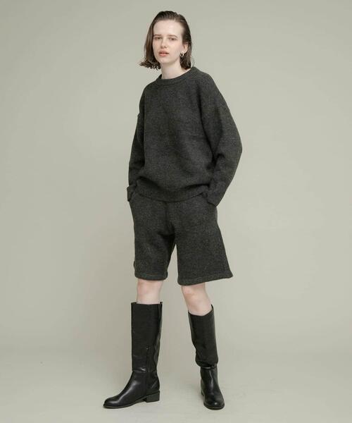 ニットプルオーバー×ショートパンツセット（ニット/セーター）｜URBAN