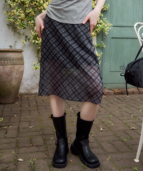 即購入⭕️ Moonrise Theater タータンチェックティアードスカート タータンチェック ティアードスカート | Moonrise Theater