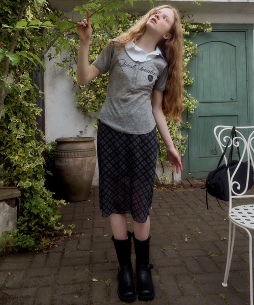 即購入⭕️ Moonrise Theater タータンチェックティアードスカート タータンチェック ティアードスカート | Moonrise Theater