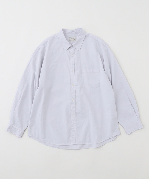 417 EDIFICE(フォーワンセブンエディフィス)の「ANOTHER OFFICE / アナザーオフィス Bold Garment Shirt(シャツ/ブラウス・メンズ・ブラック系その他/チャコールグレー/ライトグレー・1/2)」の3枚目の写真
