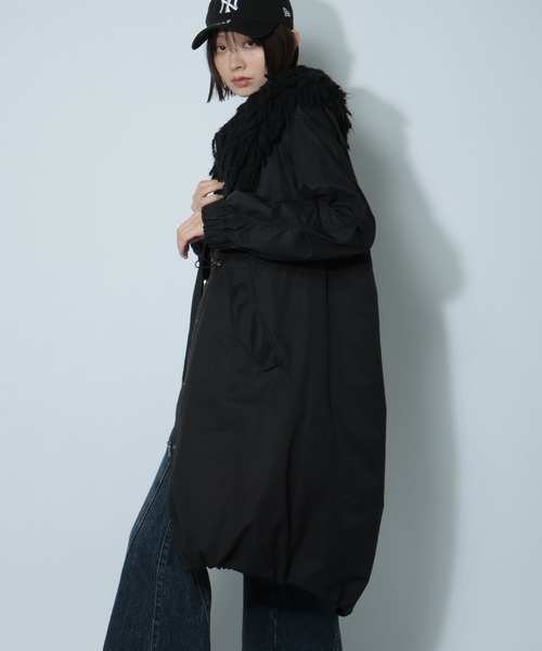 PAGEBOY（ページボーイ）の「ライナーツキモッズコート（モッズコート・レディース・ブラック/カーキ・FREE）」の22枚目の写真