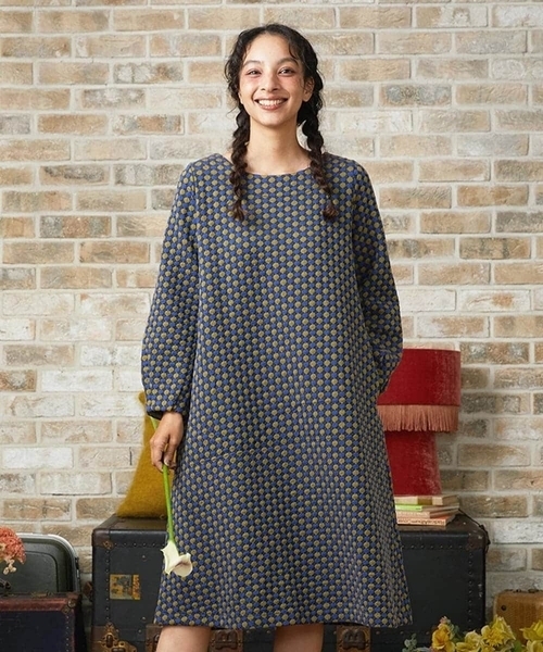 セール】Charco ドットジャカードワンピース（ワンピース