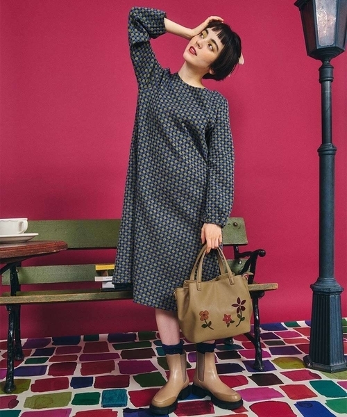 セール】Charco ドットジャカードワンピース（ワンピース