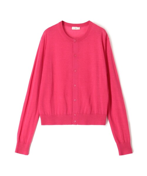 ハイゲージカシミヤ クルーネックカーディガン（ニット/セーター