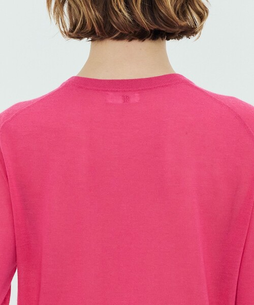 TOMORROWLAND .B（トゥモローランドビー）の「ハイゲージカシミヤ クルーネックカーディガン（ニット/セーター・レディース・ピンク/ホワイト/チャコールグレー/ブラック・FREE）」の10枚目の写真