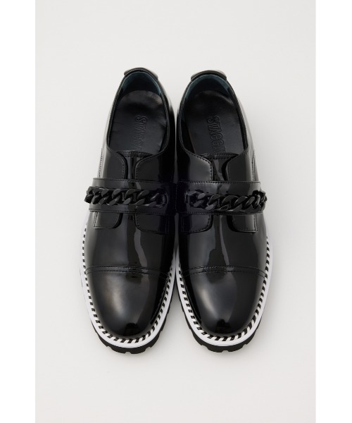 STACCATO（スタッカート）の「ビックチェーンタンクソールシューズ（ドレスシューズ・レディース・ライトブラック・22.5cm/24.5cm/24cm/23.5cm/23cm）」の2枚目の写真