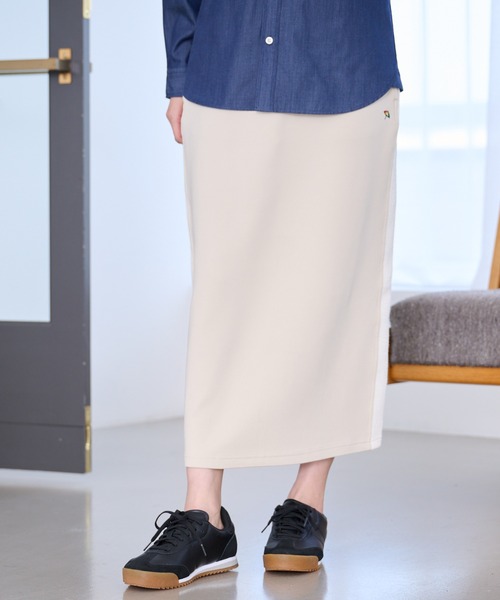 Arnold Palmer（アーノルドパーマー）の「リブパネル ナロースカート（スカート・レディース・ワイン/アイボリー/ネイビー・L/M/S）」の4枚目の写真