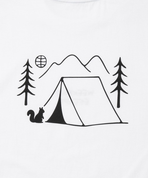 DESIGNERS(デザイナーズ)の「Outdoor Tee -Weekend Escape-(Tシャツ/カットソー・メンズ・ホワイト・XL/L/M/S)」の4枚目の写真