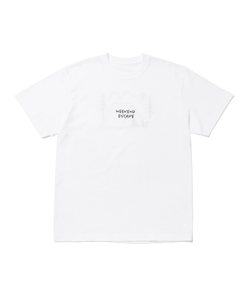 DESIGNERS(デザイナーズ)の「Outdoor Tee -Weekend Escape-(Tシャツ/カットソー・メンズ・ホワイト・XL/L/M/S)」の2枚目の写真