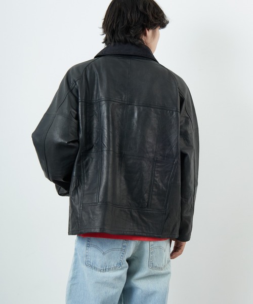 yoused/ユーズド] 別注 ドライバーズ レザージャケット（ライダース