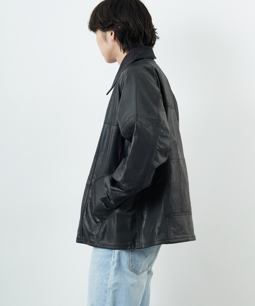 yoused/ユーズド] 別注 ドライバーズ レザージャケット（ライダース