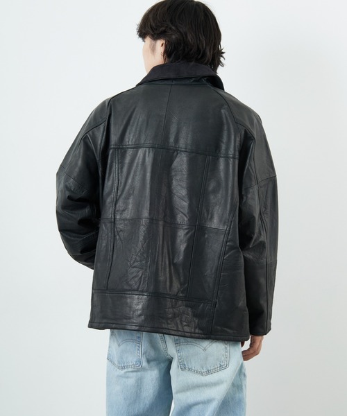 yoused/ユーズド] 別注 ドライバーズ レザージャケット（ライダース