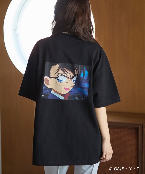 UNISEX/ 名探偵コナン】コナンボックスロゴTシャツ（Tシャツ