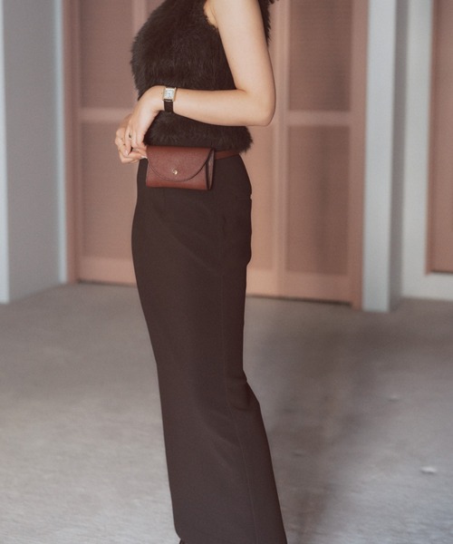 カットジョーゼットタイトスカート（スカート）｜anuans（アニュアンス