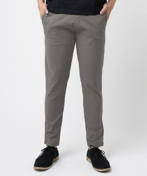 BODY WILD(ボディーワイルド)の「BODYWILD/ボディワイルド テーパードパンツ レーヨン混 ドライストレッチ(その他パンツ・メンズ・ブラック/グレー系その他/サンドベージュ/ネイビー・MEDIUM/LARGE/X-LARGE)」の2枚目の写真