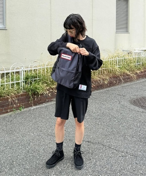 HUNTER（ハンター）の「【HUNTER】ハンター　ORIGINAL ESSENTIAL BACKPACK SMALL　バックパック（バックパック/リュック・レディース・ブラック/ネイビー/オリーブ/レッド・FREE）」の12枚目の写真