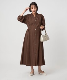 グリーンレーベルリラクシングのワンピース(お値下げ) セール】オープンカラー ワンピース（ワンピース）｜green label