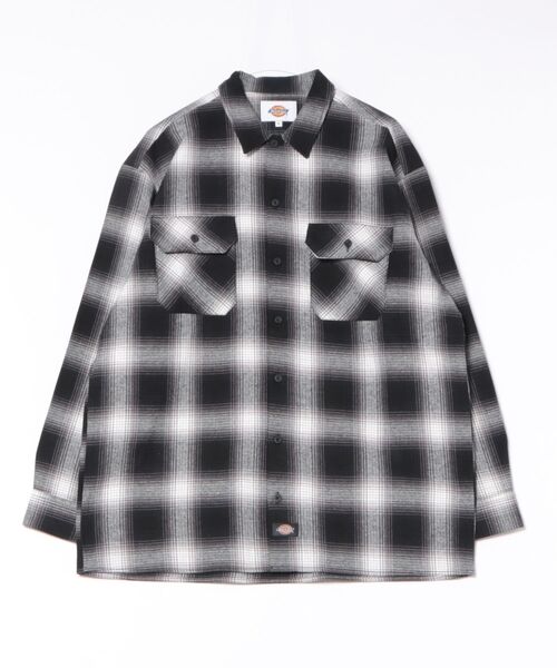 Dickies(ディッキーズ)の「【Dickies】ピーチツイルワークシャツ 5422-9100(シャツ/ブラウス・メンズ・ブラック/チャコールグレー/ブラウン・LL/M/L)」の2枚目の写真