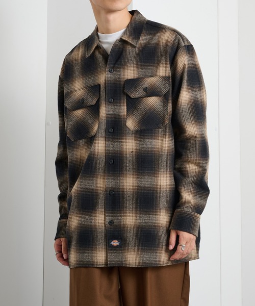 Dickies(ディッキーズ)の「【Dickies】ピーチツイルワークシャツ 5422-9100(シャツ/ブラウス・メンズ・ブラック/チャコールグレー/ブラウン・LL/M/L)」の3枚目の写真