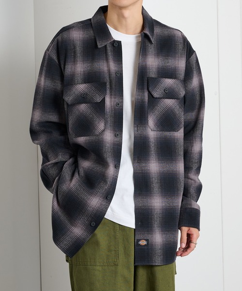 Dickies(ディッキーズ)の「【Dickies】ピーチツイルワークシャツ 5422-9100(シャツ/ブラウス・メンズ・ブラック/チャコールグレー/ブラウン・LL/M/L)」の15枚目の写真