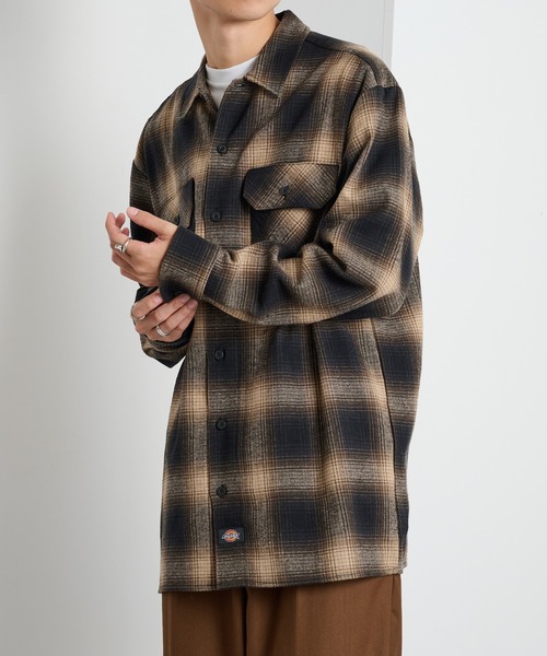 Dickies(ディッキーズ)の「【Dickies】ピーチツイルワークシャツ 5422-9100(シャツ/ブラウス・メンズ・ブラック/チャコールグレー/ブラウン・LL/M/L)」の20枚目の写真
