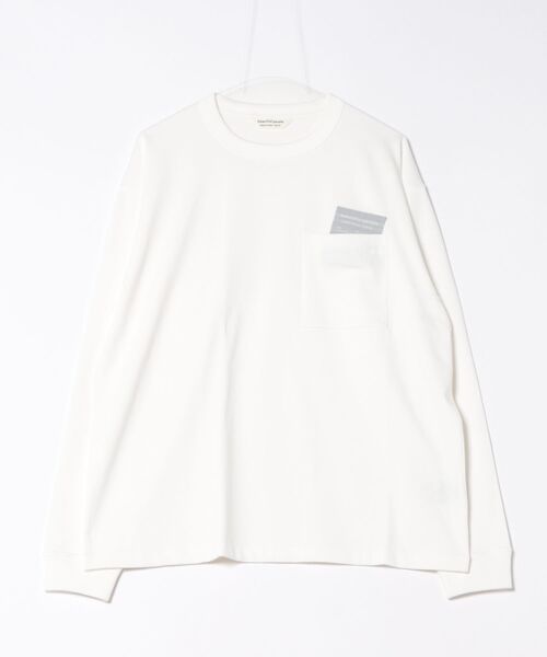 beautiful people（ビューティフルピープル）の「beautiful people　 suvin compact jersey big QOL（Tシャツ/カットソー・メンズ・オフホワイト/ブラック・42）」の6枚目の写真