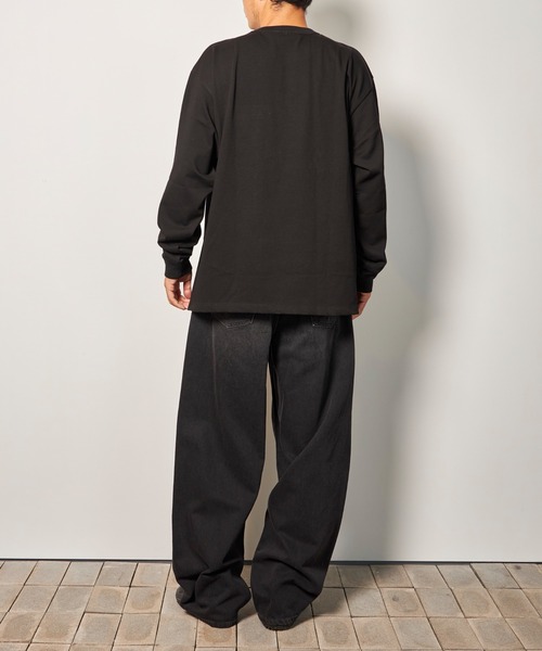 beautiful people（ビューティフルピープル）の「beautiful people　 suvin compact jersey big QOL（Tシャツ/カットソー・メンズ・オフホワイト/ブラック・42）」の5枚目の写真