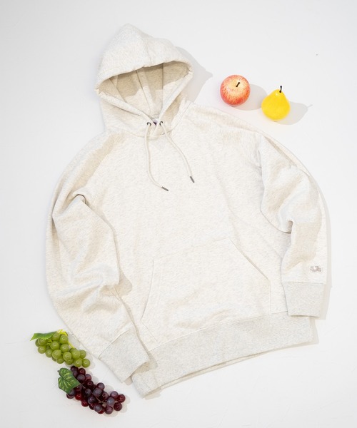 FRUIT OF THE LOOM(フルーツオブザルーム)の「BASIC SWEAT HOODIE / フーディー / ユニセックス / シンプル / セットアップ(パーカー・メンズ・杢グレー/ブラック/アイボリー/ネイビー・S/M/L/XL)」の11枚目の写真