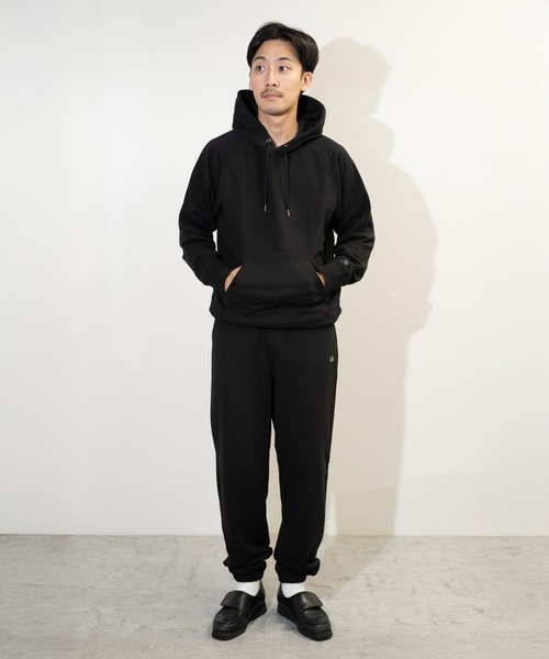 FRUIT OF THE LOOM(フルーツオブザルーム)の「BASIC SWEAT HOODIE / フーディー / ユニセックス / シンプル / セットアップ(パーカー・メンズ・杢グレー/ブラック/アイボリー/ネイビー・S/M/L/XL)」の8枚目の写真