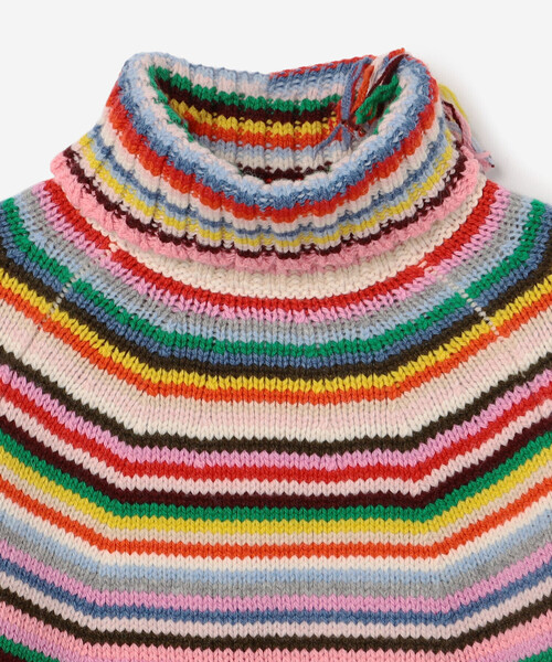 Bshop(ビショップ)の「LA FETICHE | マルチボーダー タートルネックニット WOMEN(ニット/セーター・レディース・A・S)」の5枚目の写真