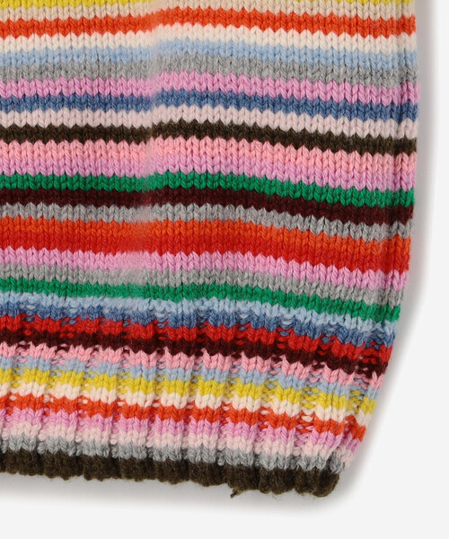 Bshop(ビショップ)の「LA FETICHE | マルチボーダー タートルネックニット WOMEN(ニット/セーター・レディース・A・S)」の2枚目の写真