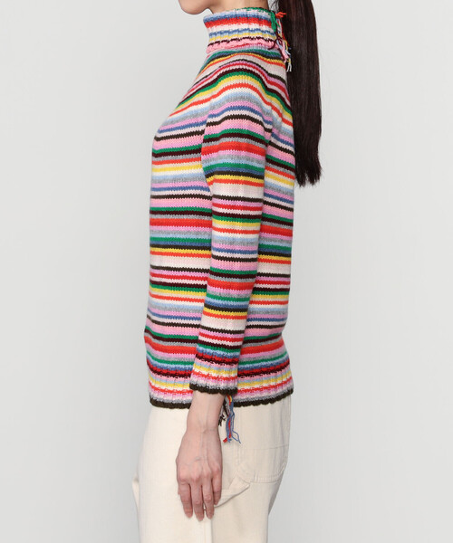Bshop(ビショップ)の「LA FETICHE | マルチボーダー タートルネックニット WOMEN(ニット/セーター・レディース・A・S)」の14枚目の写真