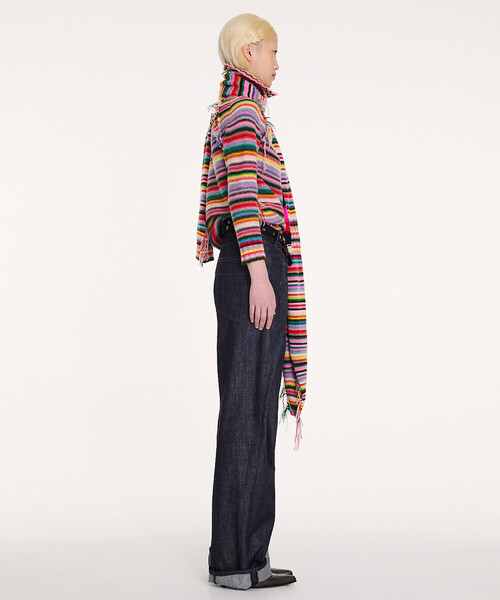 Bshop(ビショップ)の「LA FETICHE | マルチボーダー タートルネックニット WOMEN(ニット/セーター・レディース・A・S)」の10枚目の写真