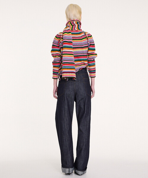 Bshop(ビショップ)の「LA FETICHE | マルチボーダー タートルネックニット WOMEN(ニット/セーター・レディース・A・S)」の9枚目の写真