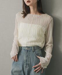 SENSE OF PLACE by URBAN RESEARCH | ウェーブパターンジャガードトップ(Tシャツ/カットソー)