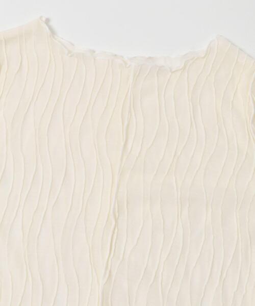 SENSE OF PLACE by URBAN RESEARCH（センスオブプレイスバイアーバンリサーチ）の「ウェーブパターンジャガードトップ（Tシャツ/カットソー・レディース・ブラウン/ブラック/アイボリー・ONE）」の9枚目の写真