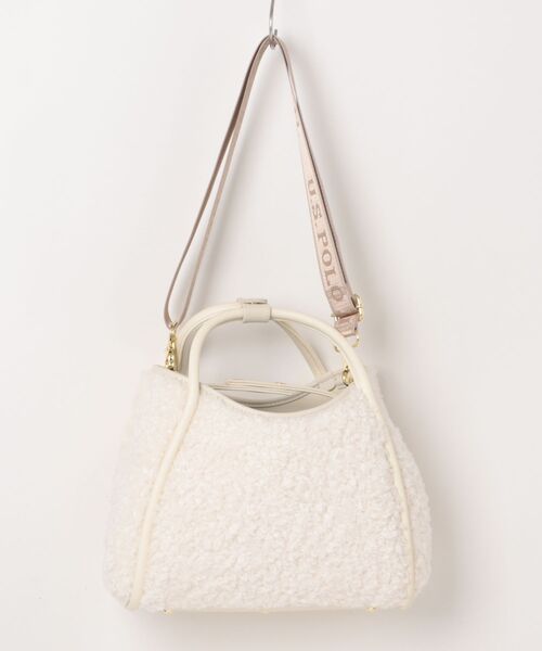 U.S. POLO ASSN.】 ユーエスポロアッスン FLUFFY トートバッグ USPA